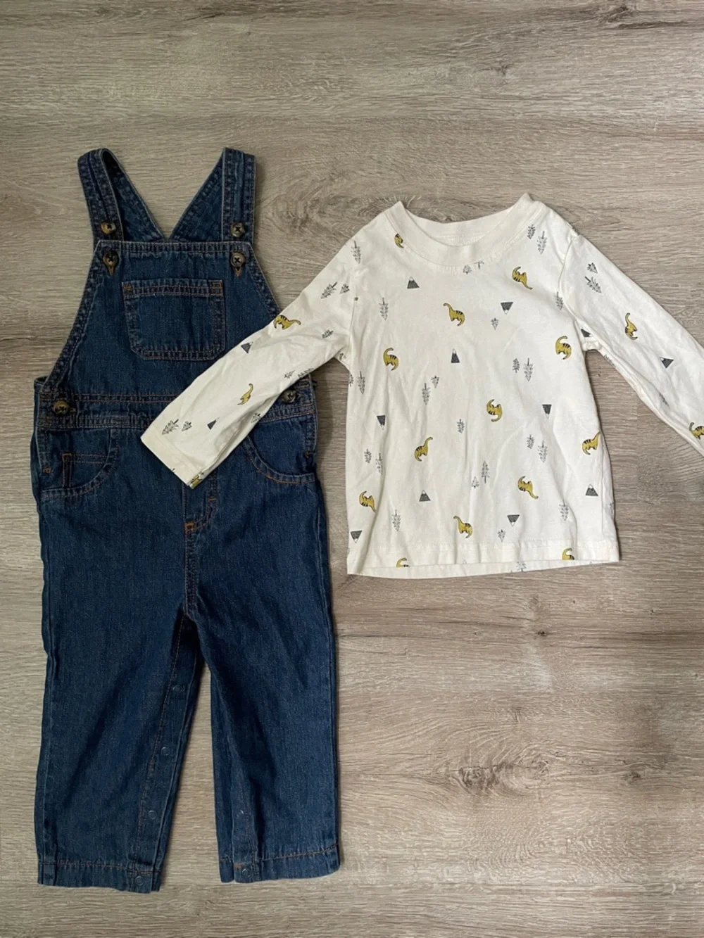 Carter’s dino overalls size 18 months